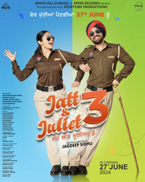 Jatt & Juliet 3 Punjabi Movie Poster